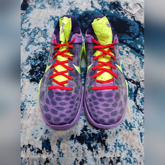 Nike Zoom Kobe VII 7 Supreme Christmas Cheetah 488244-500 Basketball Shoes US10 - Picture 3 of 12